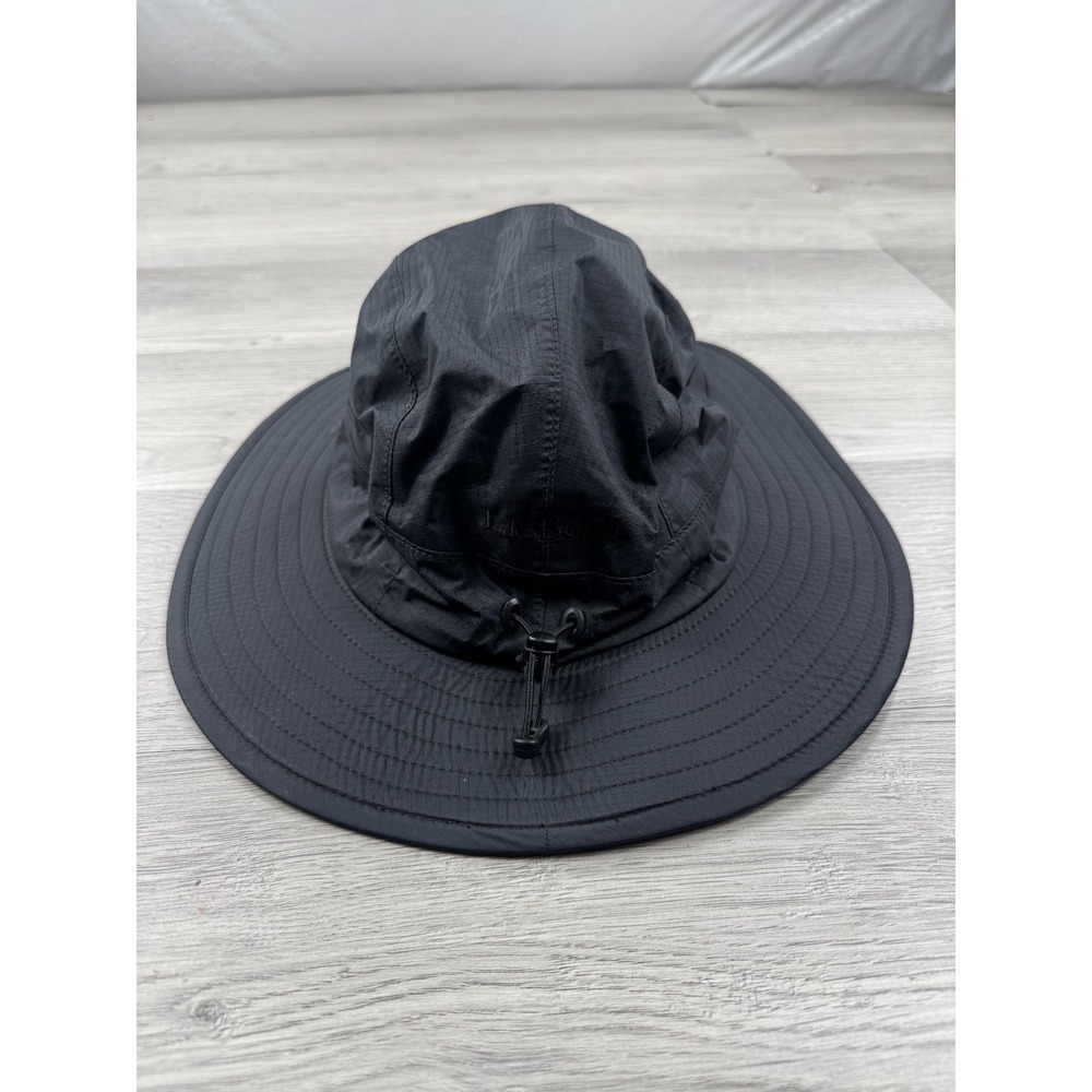 LL Bean Hat Cap Mens Large Black UPF 50+ Outdoors Fishing Fisherman Hiking